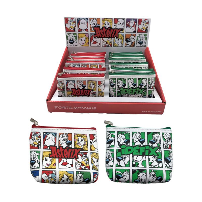 Asterix portraits PVC wallet