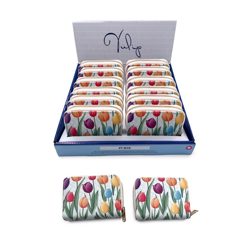 Tulpen rondrits portemonnee - small