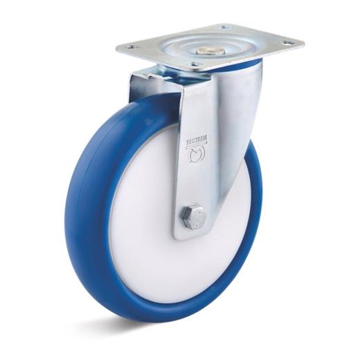 Torwegge zwenkwiel pu ø80 kunststof