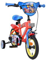 Paw patrol kinderfahrrad - jungen - 12 zoll - rot blau