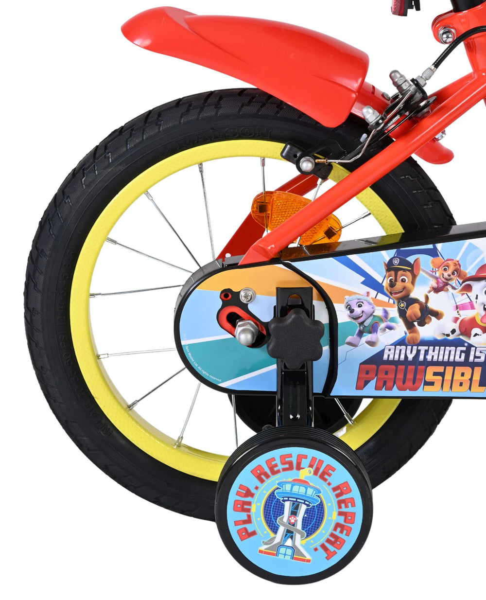 Paw Patrol children's bicycle - boys - 14 inch - two hand brakes
