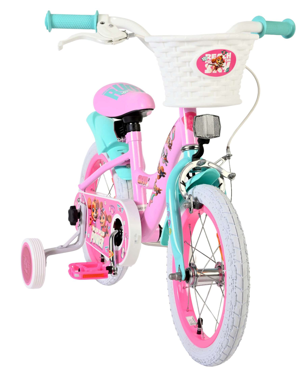 Paw patrol kinderfiets - meisjes - 14 inch - roze