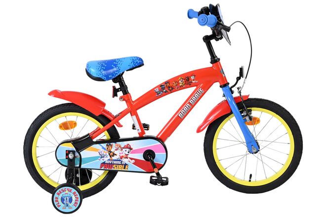 Paw Patrol children's bike - boys - 16 inch - red and blue