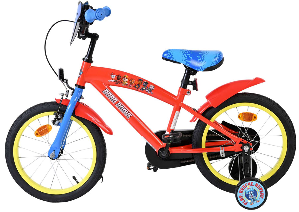 Paw Patrol children's bike - boys - 16 inch - red and blue
