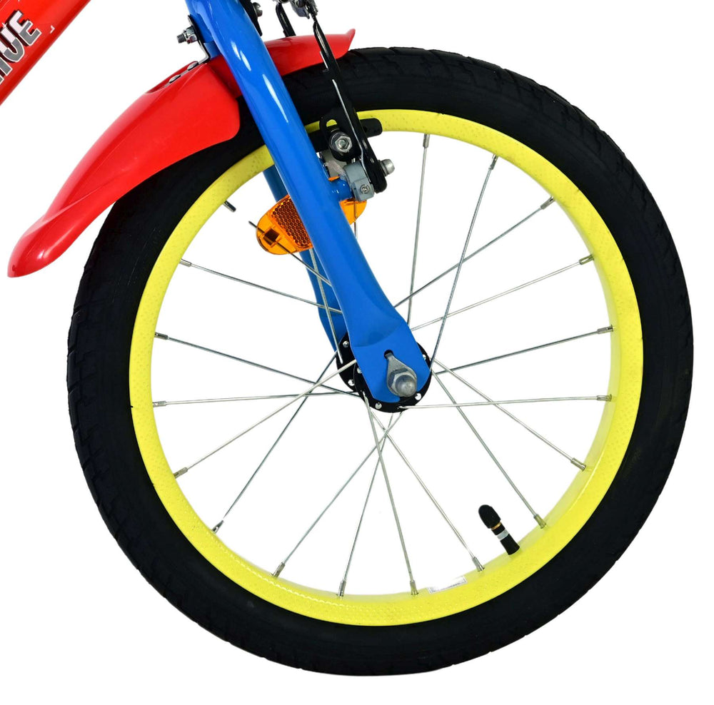 Paw Patrol children's bike - boys - 16 inch - red - two hand brakes