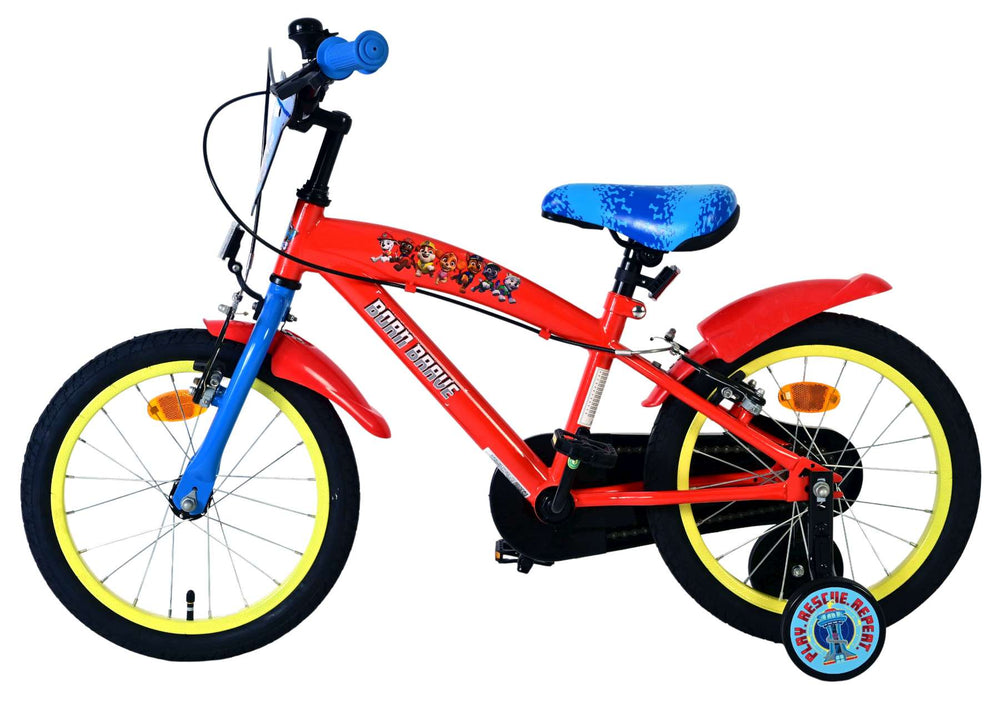 Paw Patrol children's bike - boys - 16 inch - red - two hand brakes