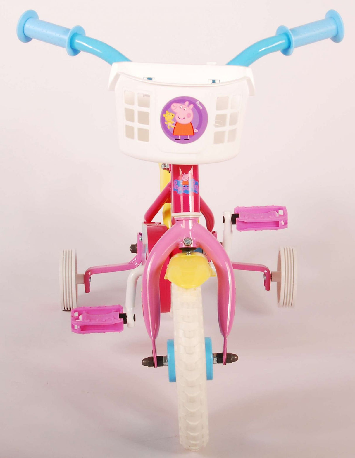 Peppa Pig Children's Bicycle - Girls - 10 Inch - Pink Blue - Trapper