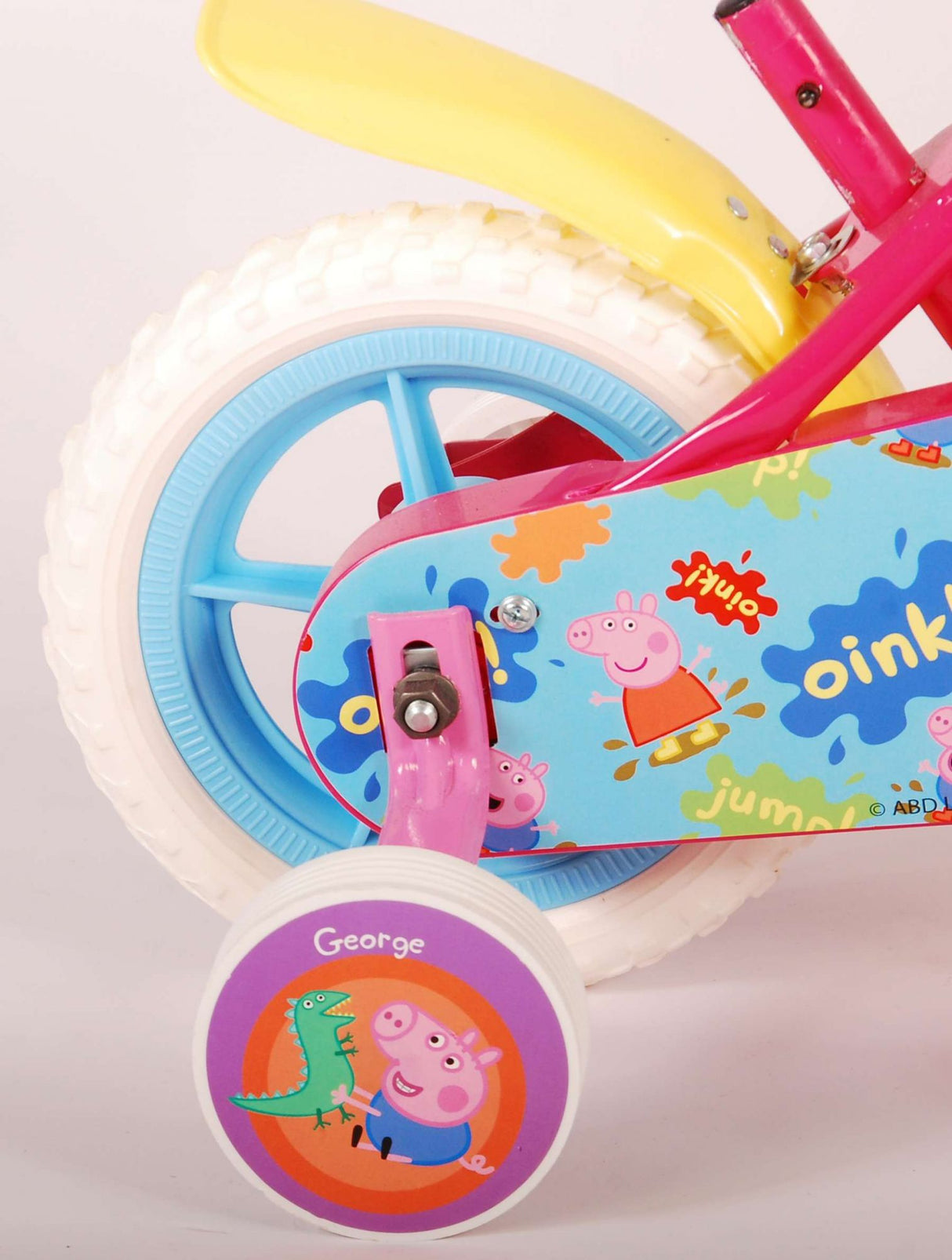 Otroško kolo Peppa Pig - dekleta - 10 palčna - roza modra - lovca