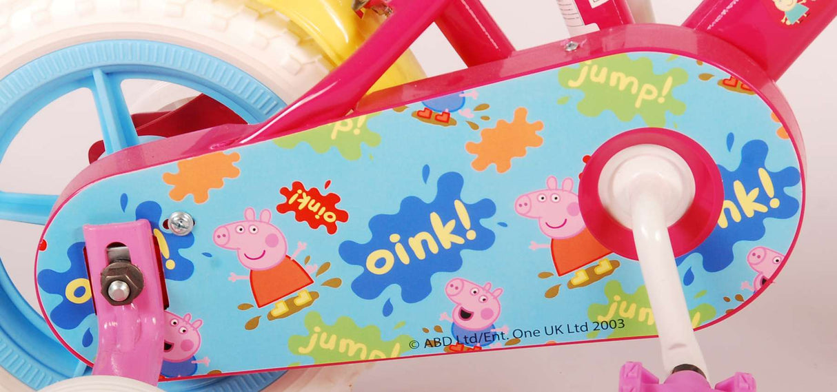 Otroško kolo Peppa Pig - dekleta - 10 palčna - roza modra - lovca