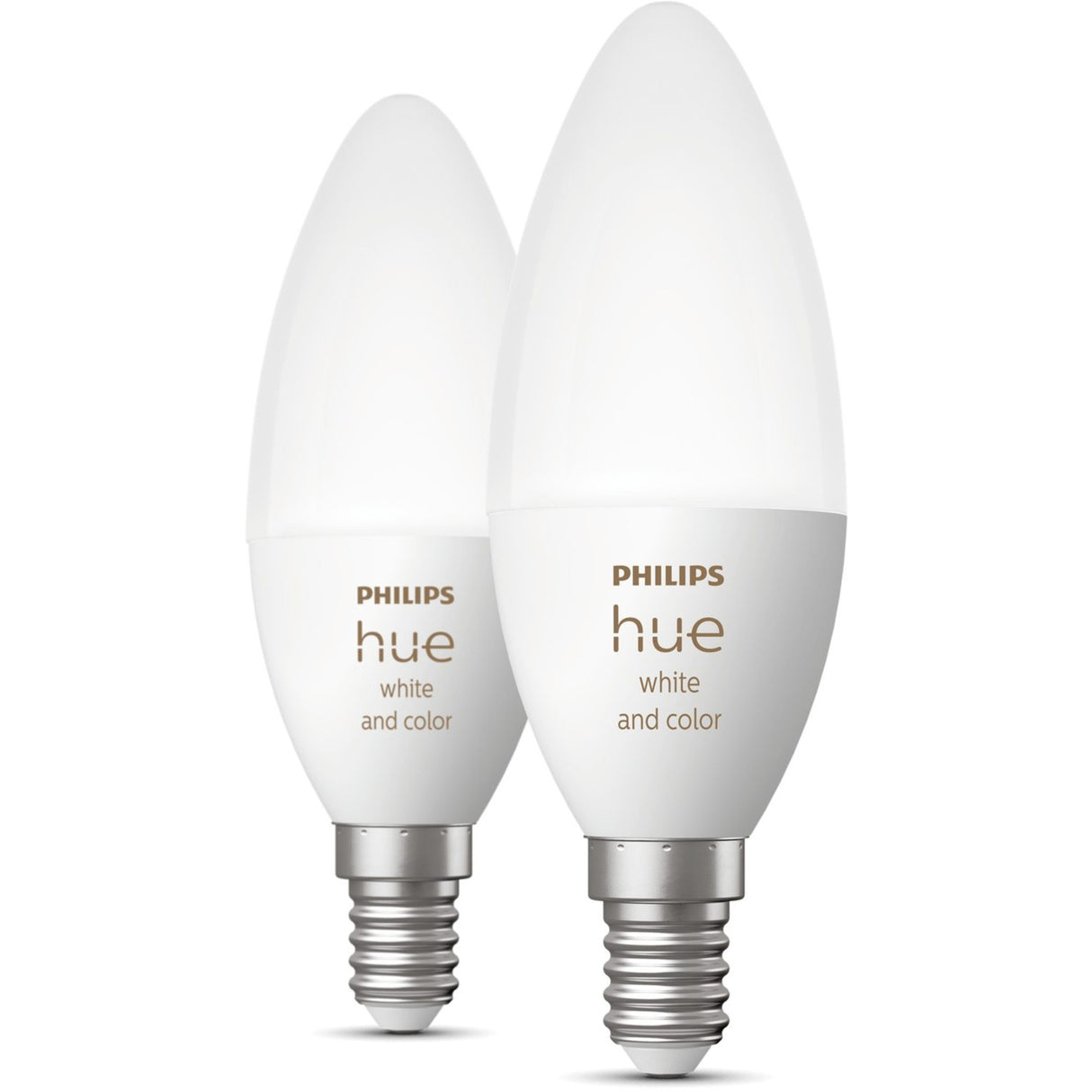 Philips Hue Hue Hue Candela sciolta E14 Colore bianco 2 pacchetti