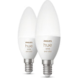 Philips Hue Hue Hue Candela sciolta E14 Colore bianco 2 pacchetti