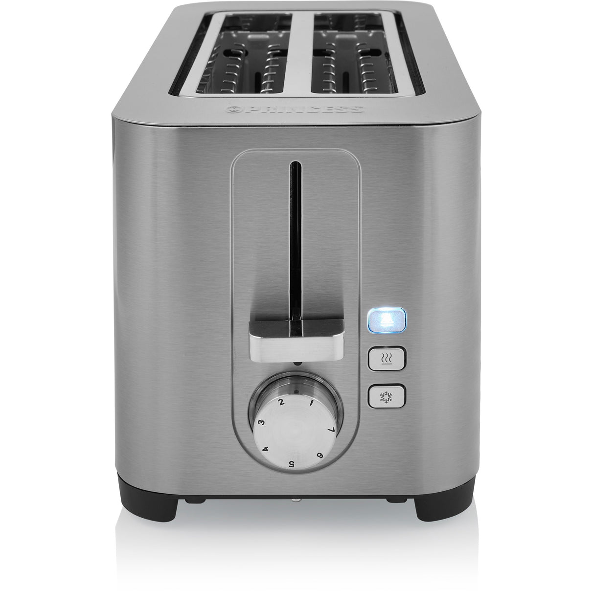 Princess 142402 Toaster iz nerjavečega jekla 2 dolga ključavnica