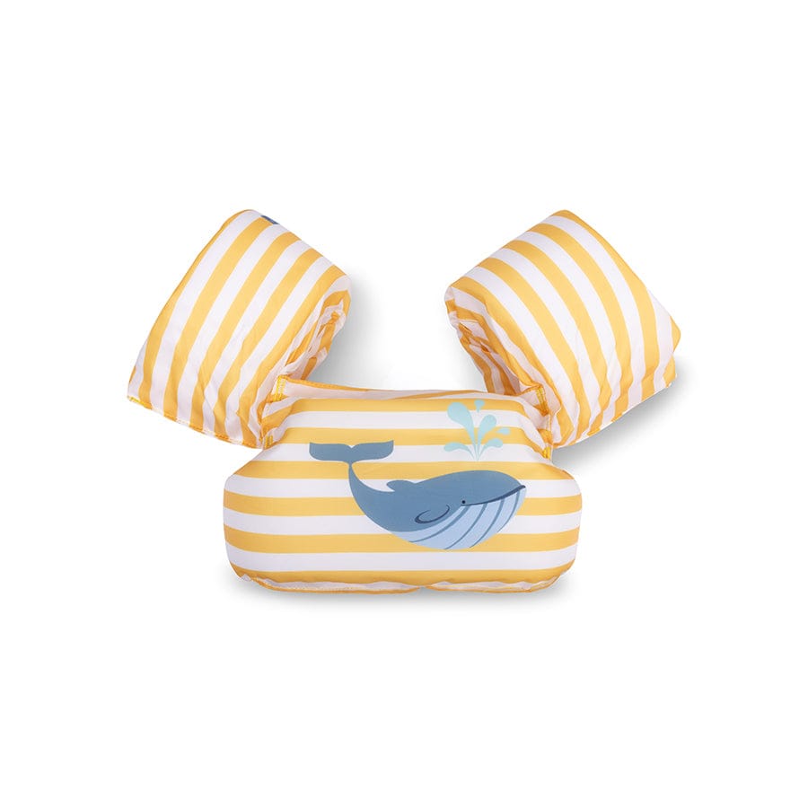 Whaley | yellow white puddle jumper 2-6 years old