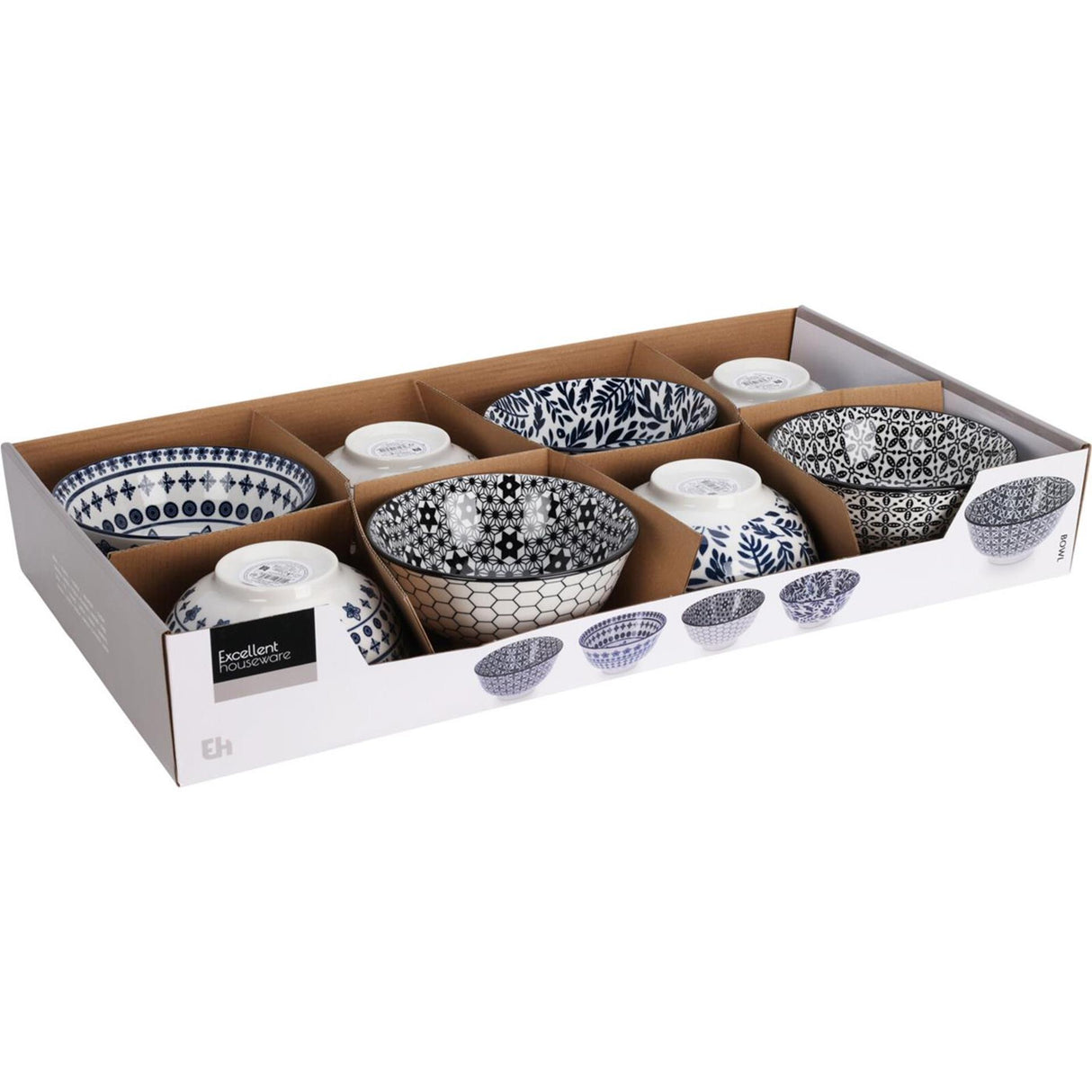 Excellent houseware schaal porselein ø15,5xh7cm