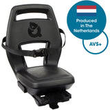 Qibbel achterzitje junior 6+ avs+ zwart