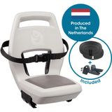 Qibbel achterzitje junior pebble grey q365