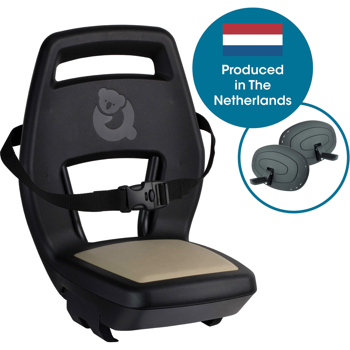 Qibbel Rücksitz Junior Black Creme komplett Q344