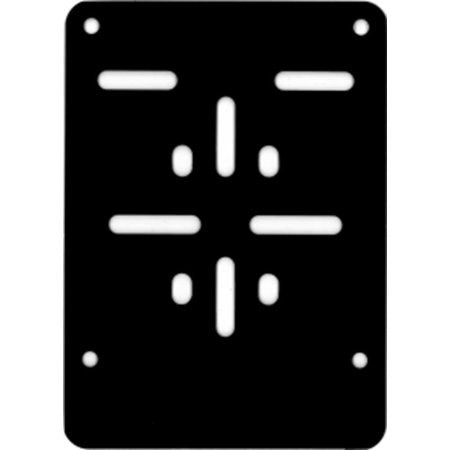 Nummerpladeholder 100x120 Alu Black Belgien