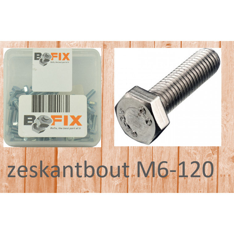Bofix kuusiokolopultti m6-120 (12 kpl)