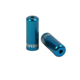 Elvedes cable end cap 4.2mm seal alu blue (50pcs)