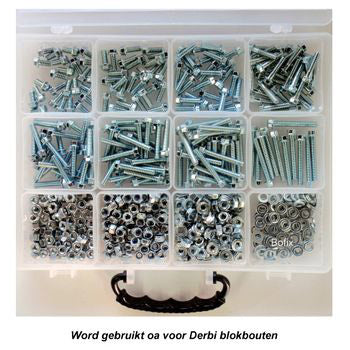 BOFIX 219800 Box range of 12 Vaks Flens bolts and nuts
