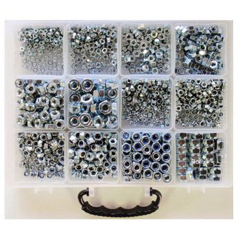 Bofix 220200 Box range of 12 box nuts and locking nuts