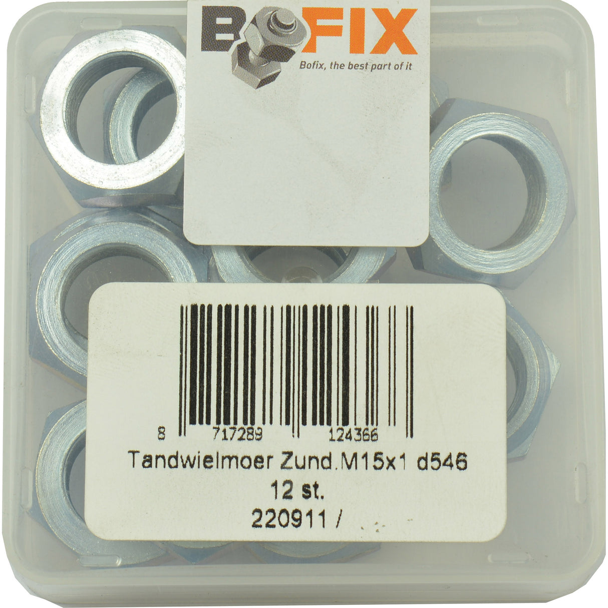 Bofix Gear Nut M15X1 Zundapp (12st)