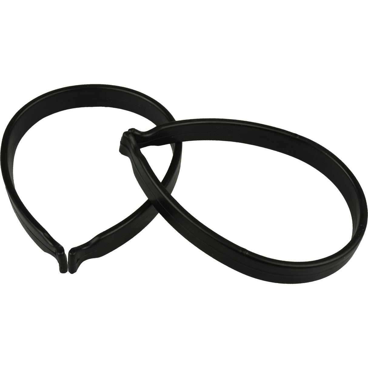 VWP скоби за панталони PVC черни за комплект