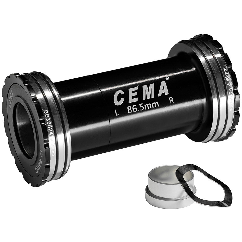CEMA Bracketas BB386 „Interlock Sram GXP-Keramic-Zwart“
