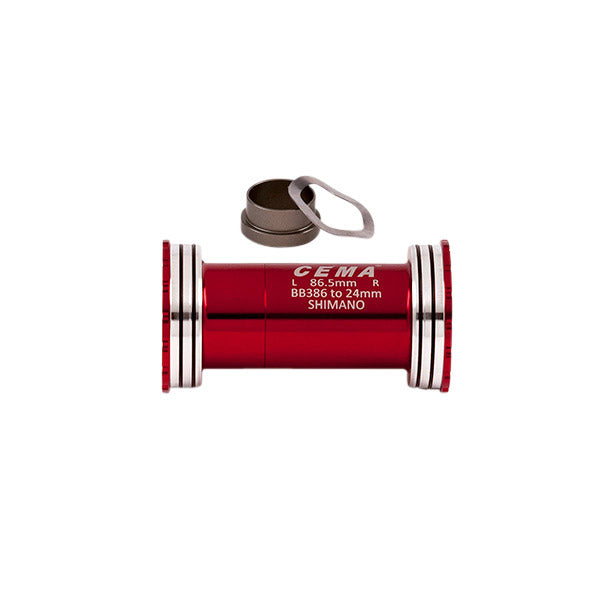 CEMA REBACETAS BB386 INTERLOCK SRAM GXP-RVS Rdeča