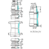 Tecora headset adapter gazelle nm 22.2 41.4 27 semi gei