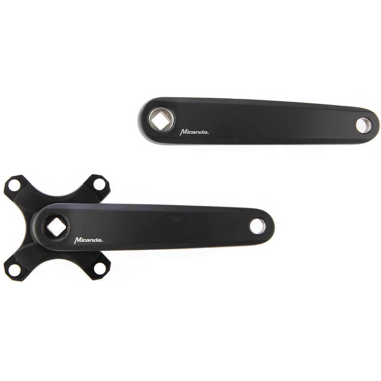 Miranda  delta crankstel z blad bcd104 gates, 170mm,mat-zwart