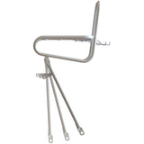 Steco glat frontbærer 25 cm kronebolt montering hvidt