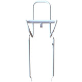 Steco glat frontbærer 25 cm kronebolt montering hvidt