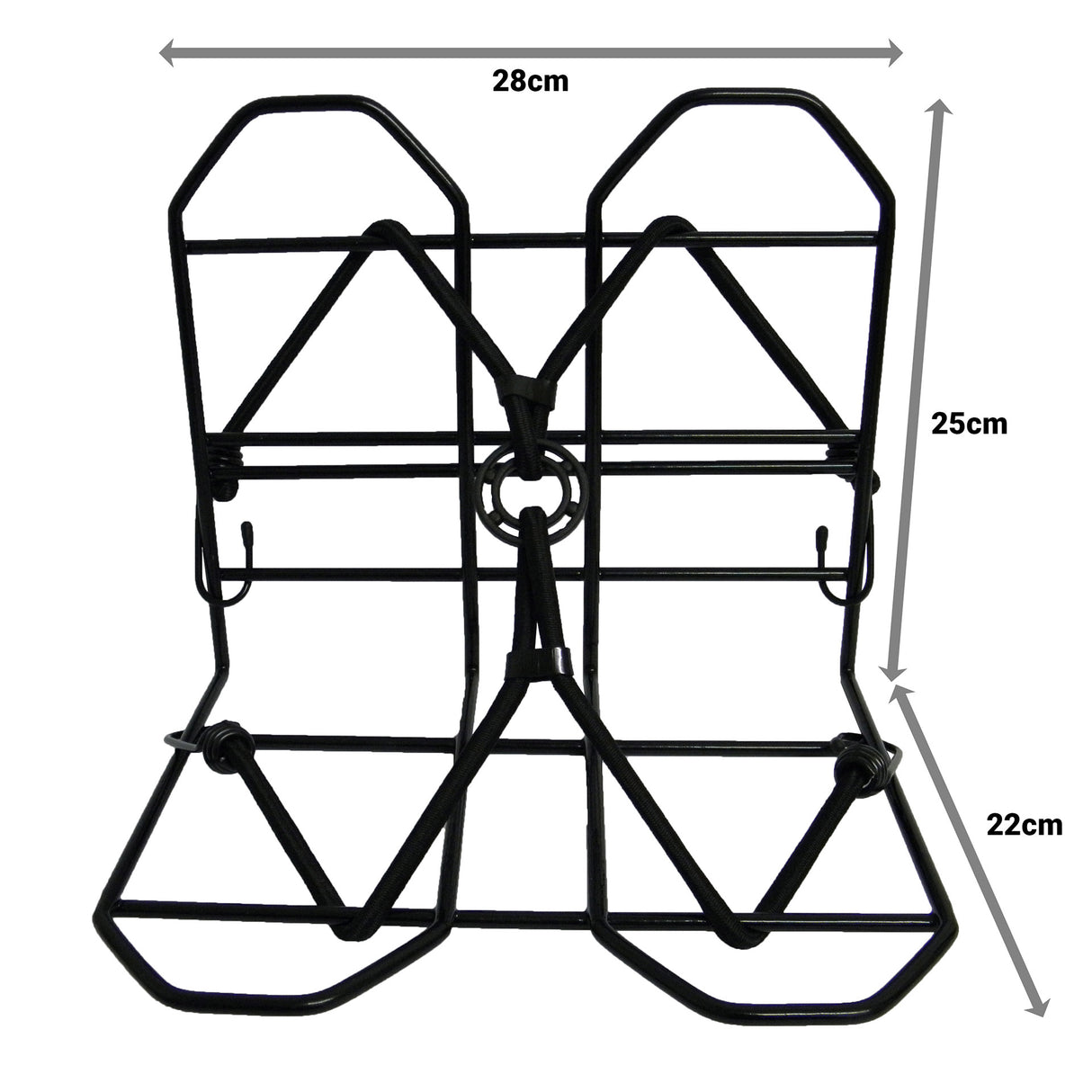 Maldito de equipaje 28 x 25 cm Negro con araña