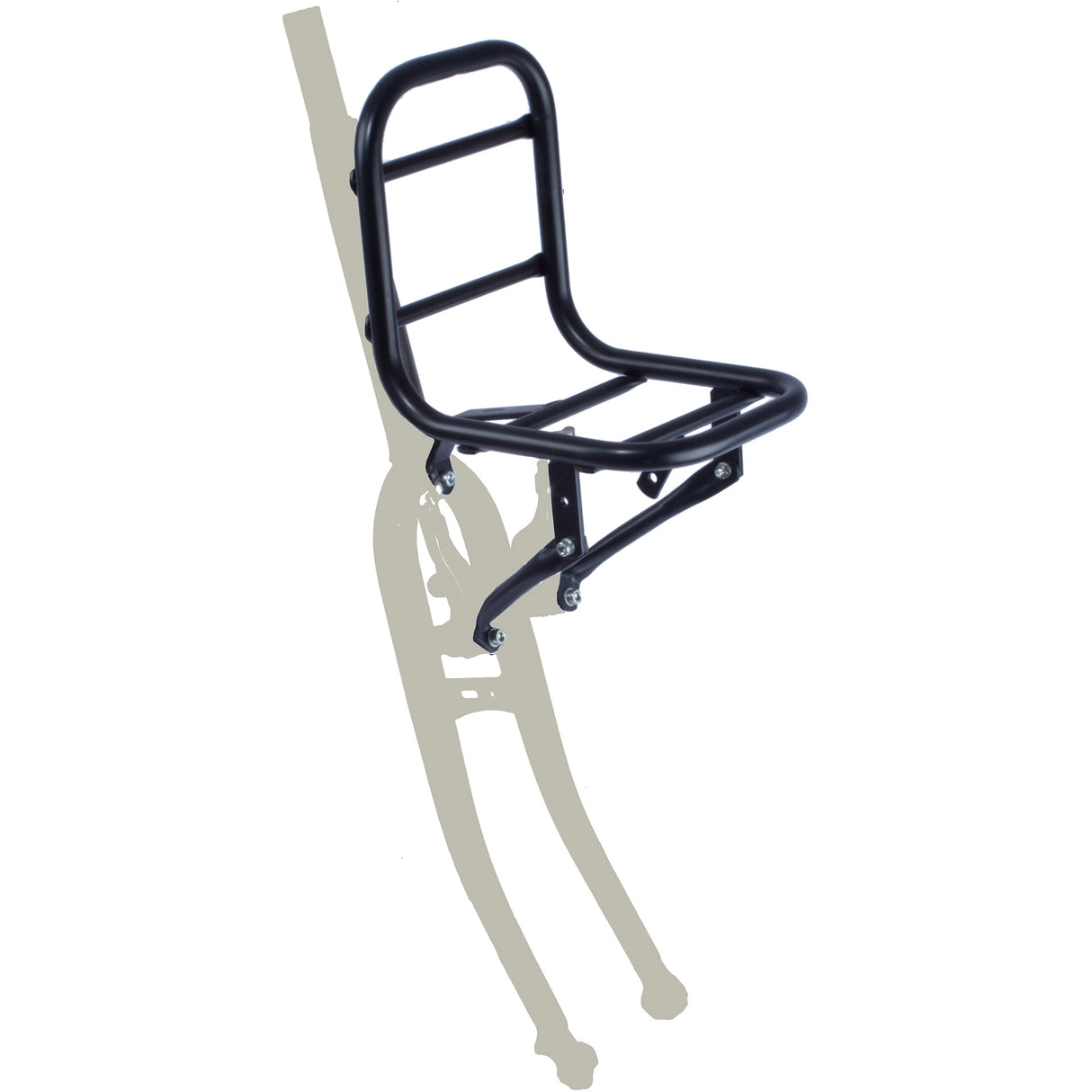 V-Brakemontage de porteuse avant 20 28 pouces en acier mat noir