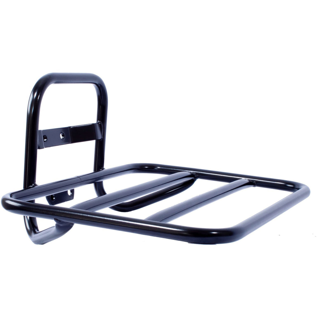 Front carrier with steering head mount 45 x 30 cm black