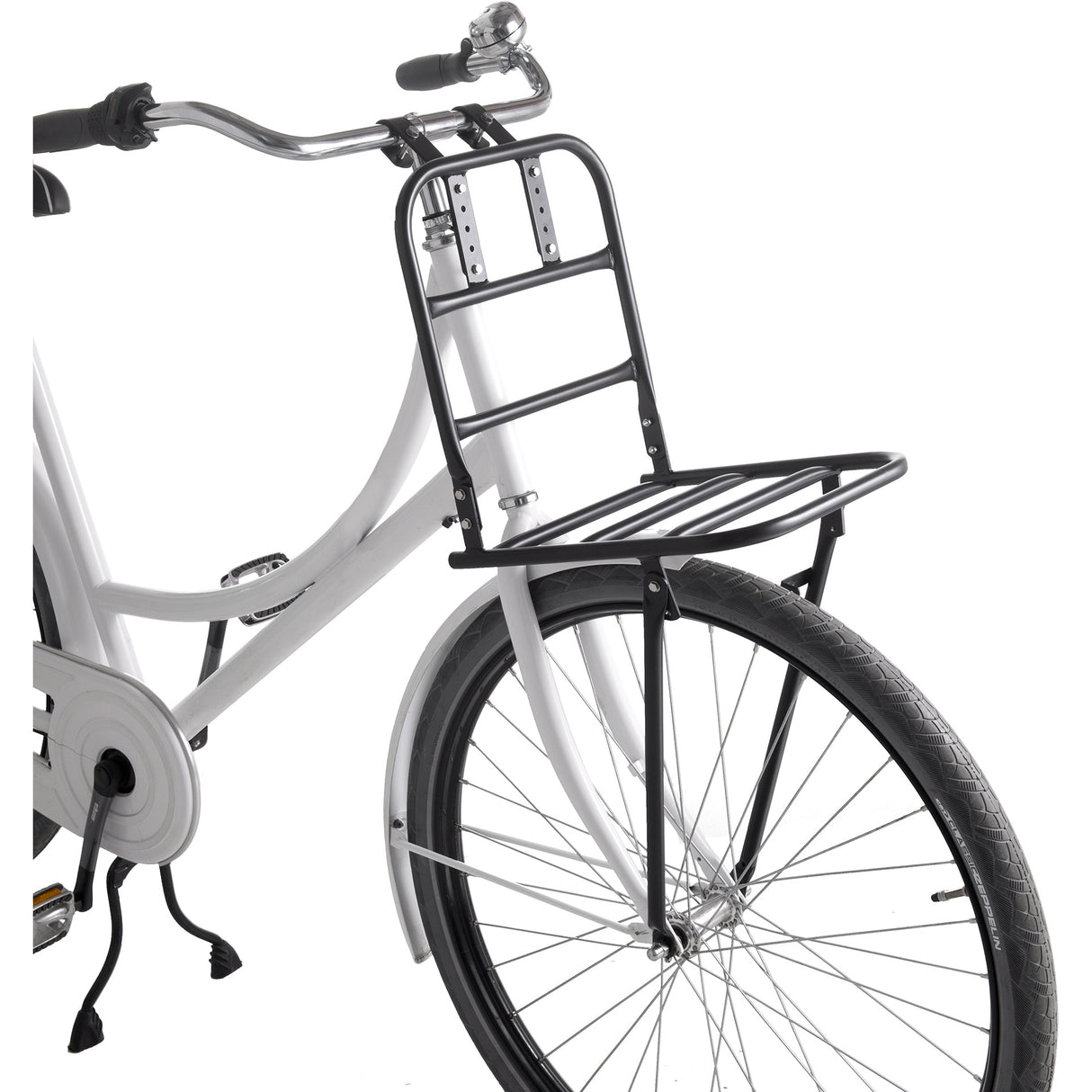 Front carrier Steco Matzwart 30x30cm