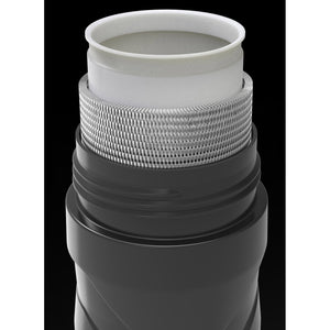 Polisport Bidon Thermal T500 polypropylen 500 ml sort grå