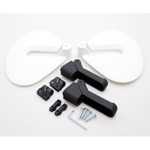 Protective kit and footrests Guppy Junior - white