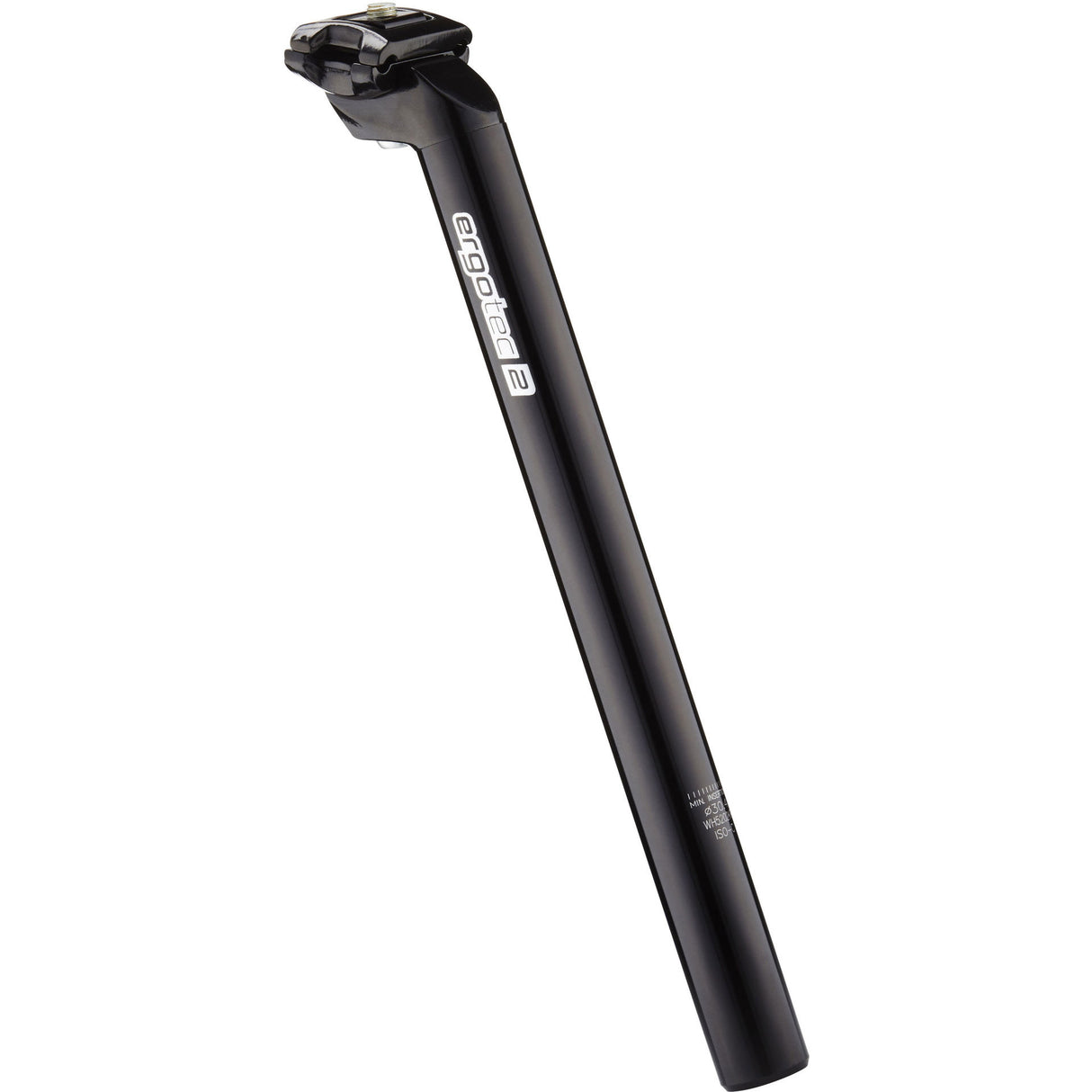 Ergotec Seat Post CNC Patent 30.4x350mm Alu Black