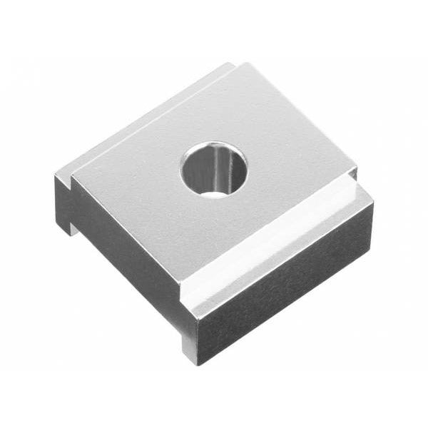 Ergotec -förlängningsplatta för mittstandarden +bultsilver