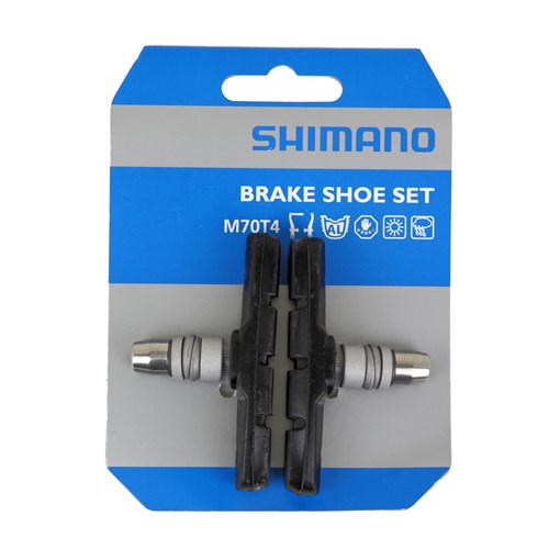Brems Pads m70T4 V-Brake Gummi schwaarz Sëlwer