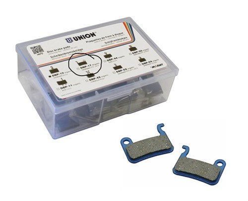 Union disc brake pad set dbp-43e e-bike organic kevlar (25pr)