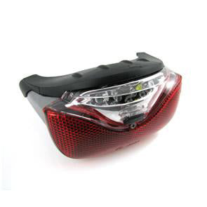 Hintere helle Gazelle Powervision LED -Batterien grau schwarz