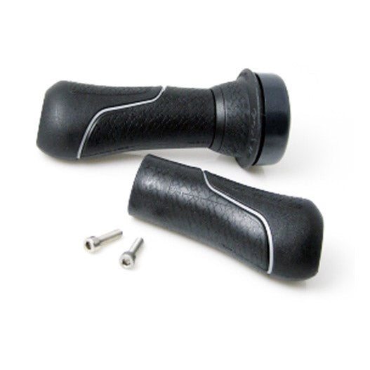 Gazelle handles with rotary bell - 105mm - Black