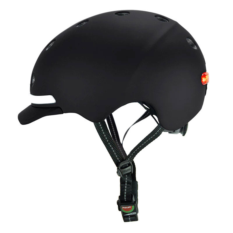 Casco de melón con iluminación E-Series E-Ice Black M-L