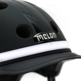 Casco de melón con iluminación E-Series E-Ice Black M-L
