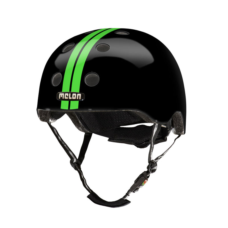 Urban Active bicycle helmet black green size 46-52 cm