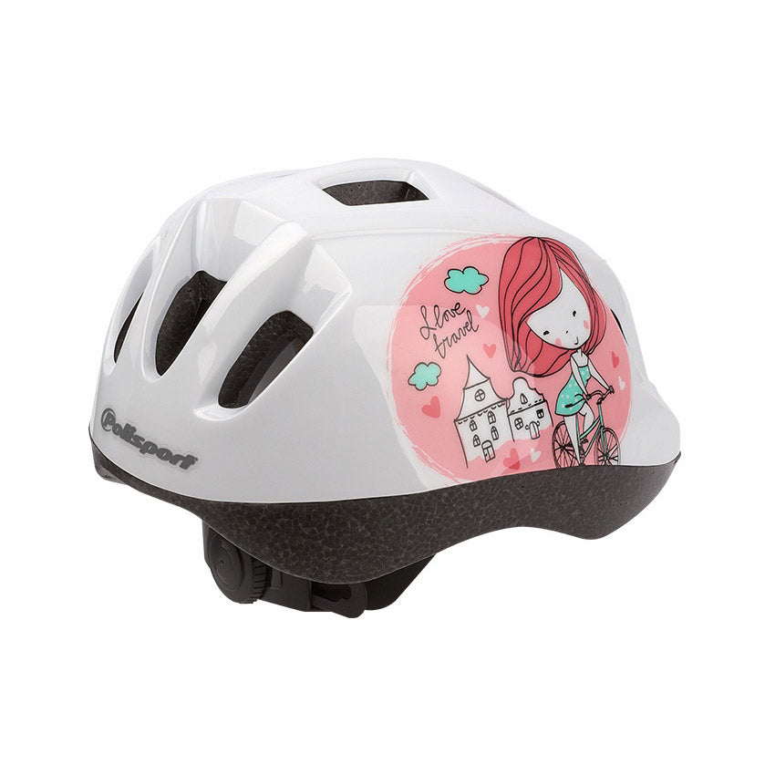 Kask Princess White rozmiar 46 53 cm
